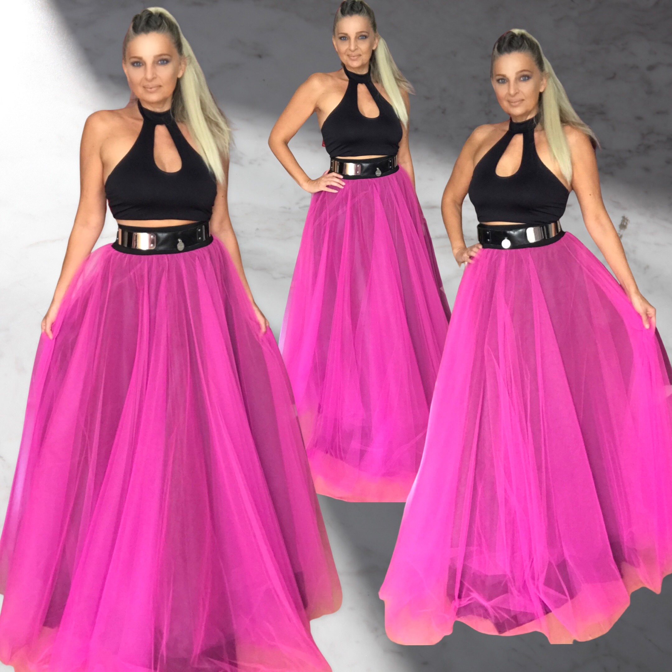 Dlouhá společenská sukně BOROS SK-L-TYL R01